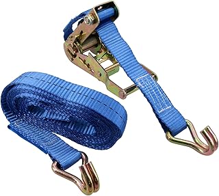 4 Metre x 25mm Heavy Duty ratchet Strap Tie Down Lashing Straps 0.4 Ton Rating