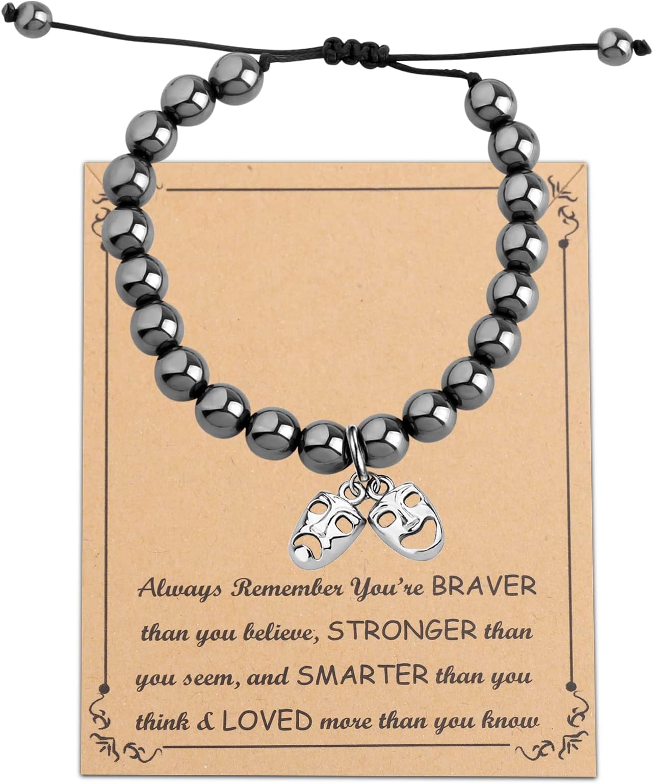 Theater Gifts - Bracelet for Drama, Comedy & Tragedy Lovers - Actor & Actress Gifts