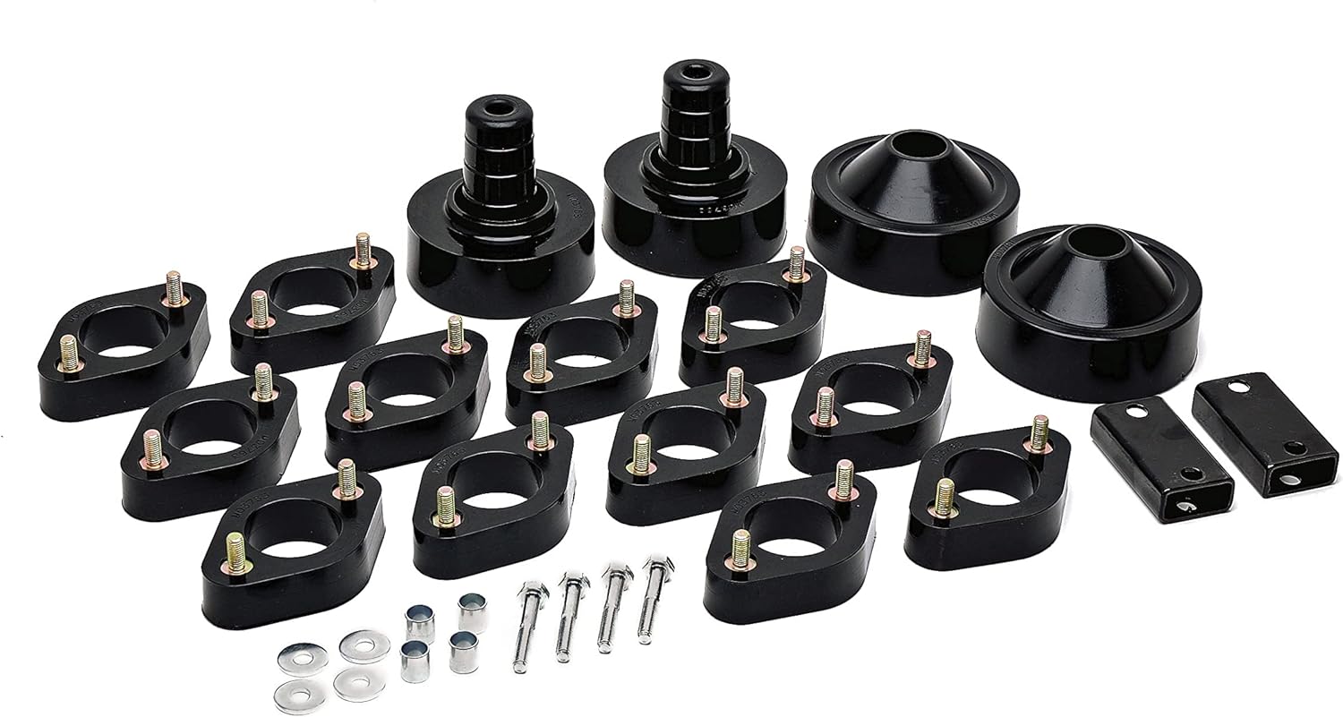 Daystar 2 3/4" Combo Lift Kit (1 3/4" Suspension Lift / 1" Body Lift) Compatible with/Replacement for 2007-2018 Jeep Wrangler JK