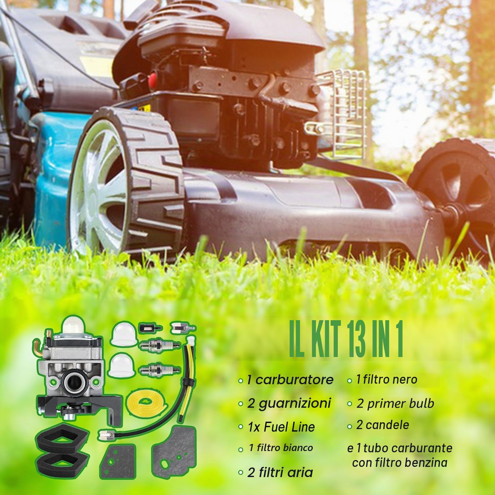 Kit carburatore per Honda GX 35 GX25 GX25N GX25NT GX35NT FG110 FG110K1 HHT35 HHT35S, 4 cicli di sostituzione motore 16100-Z0Z-034 16100-Z0Z-815 16100-Z0H-815 25 16 100-Z0H-053