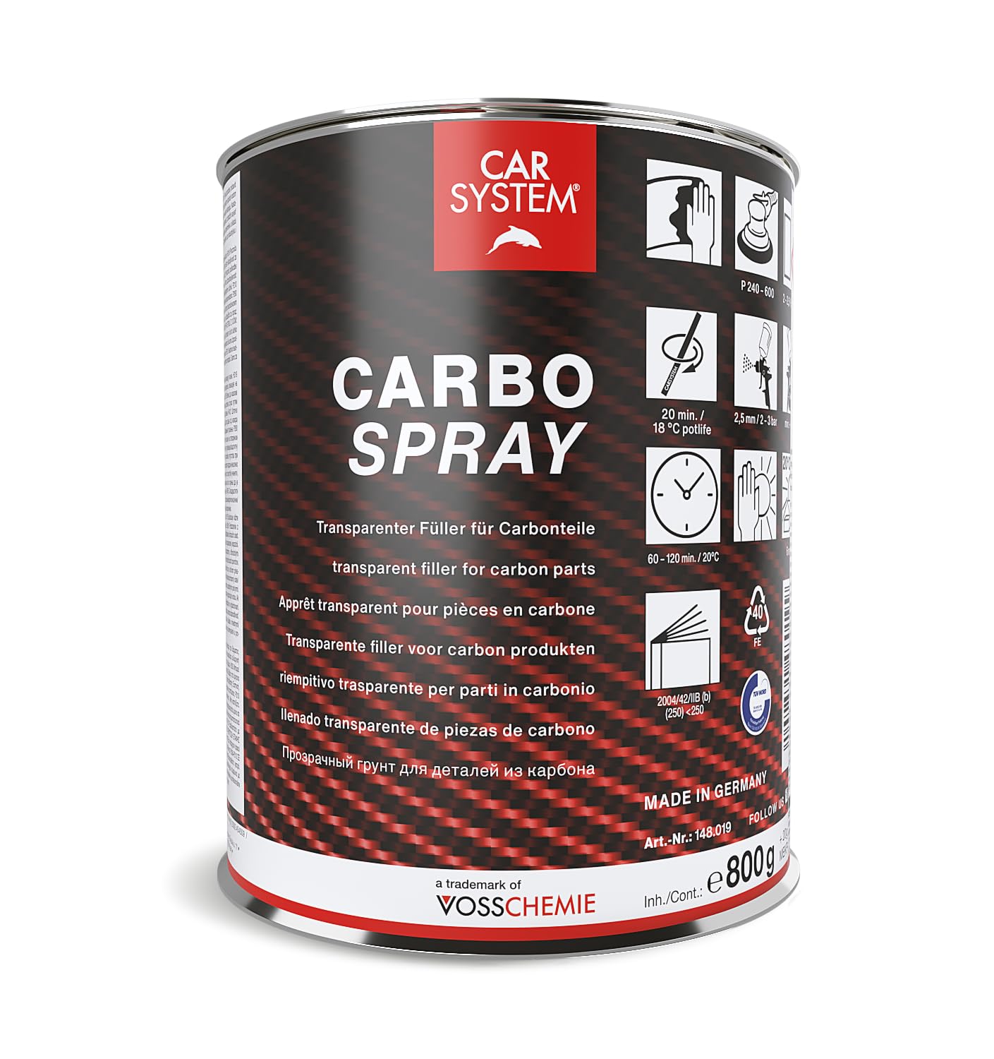 CS Carbo Spray incluso MEKP-haerter kg0,820