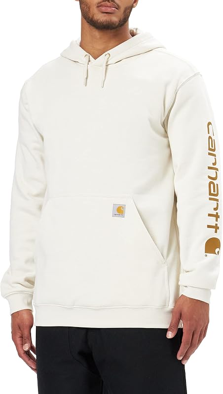 Carhartt Men's Iconic K288 Logo Sweatshirt, Malt, Medium image 3
