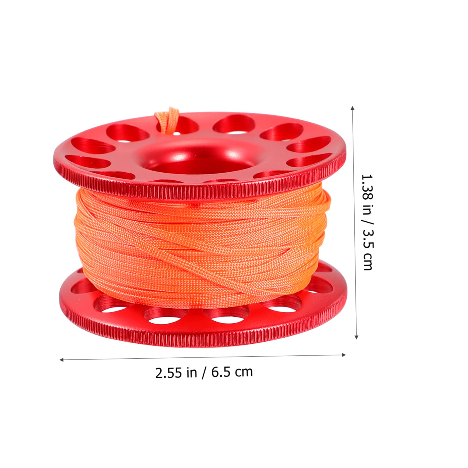 Happyyami Scuba Diving Spool -Winder Reel Buoy Diving Finger Spool Essential Underwater Equipment