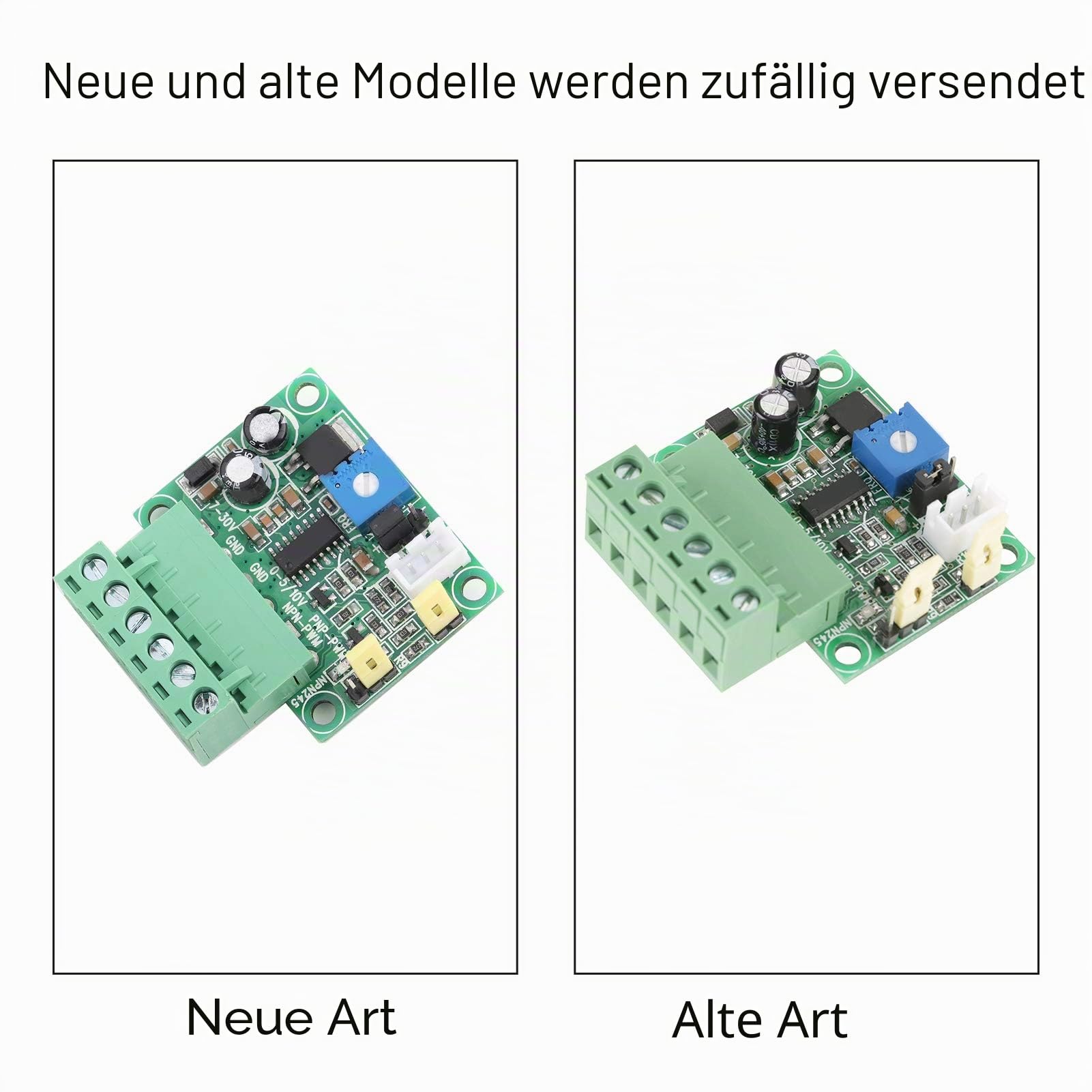 Analoge Spannung zu PWM-Signalwandler 0-5V / 0-10V – 2KHZ-20KHZ Wandlermodul für PWM-Motordrehzahlregelung und Schnittstellenschaltung