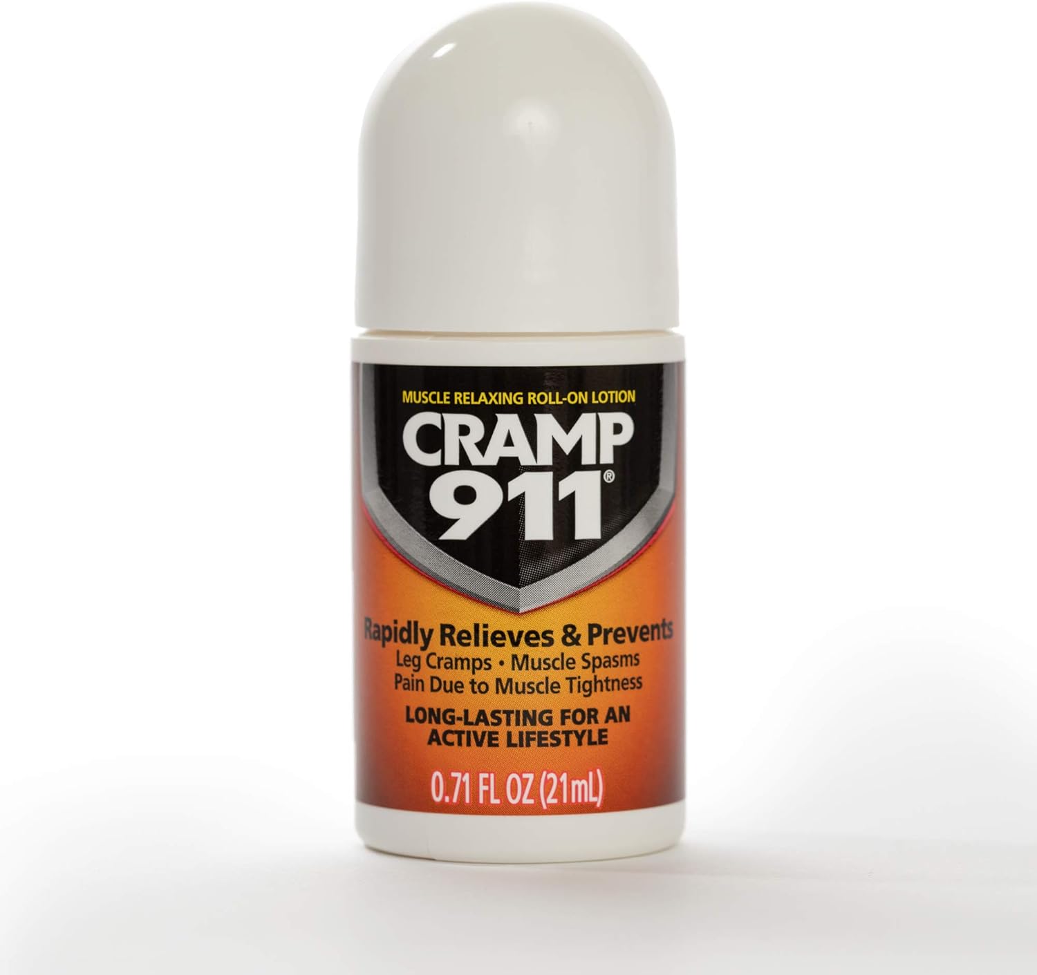 Cramp 911 Muscle Relaxing Roll-on Lotion, 0.71 oz (21 ml), Pack of 3