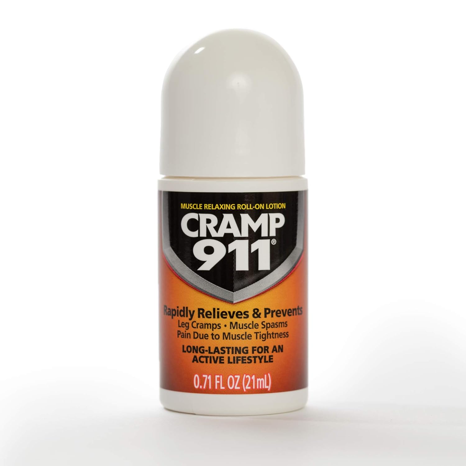 Cramp911 Muscle Relaxing Roll-On Lotion 0.71 oz (21 ml), Pack of 2