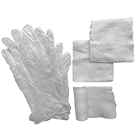 Vista 4 de MCR Medical Caja de 100 kits de entrenamiento de primeros auxilios, Básico