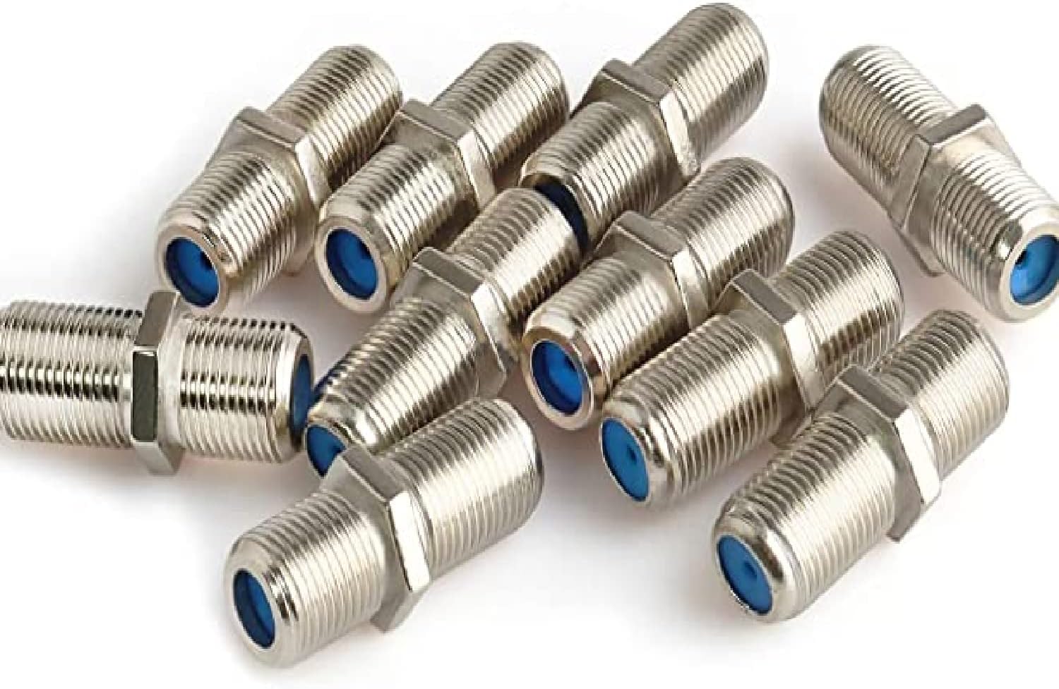 100 Pcs High Frequency 3GHz F81 Barrel Connectors Couplers