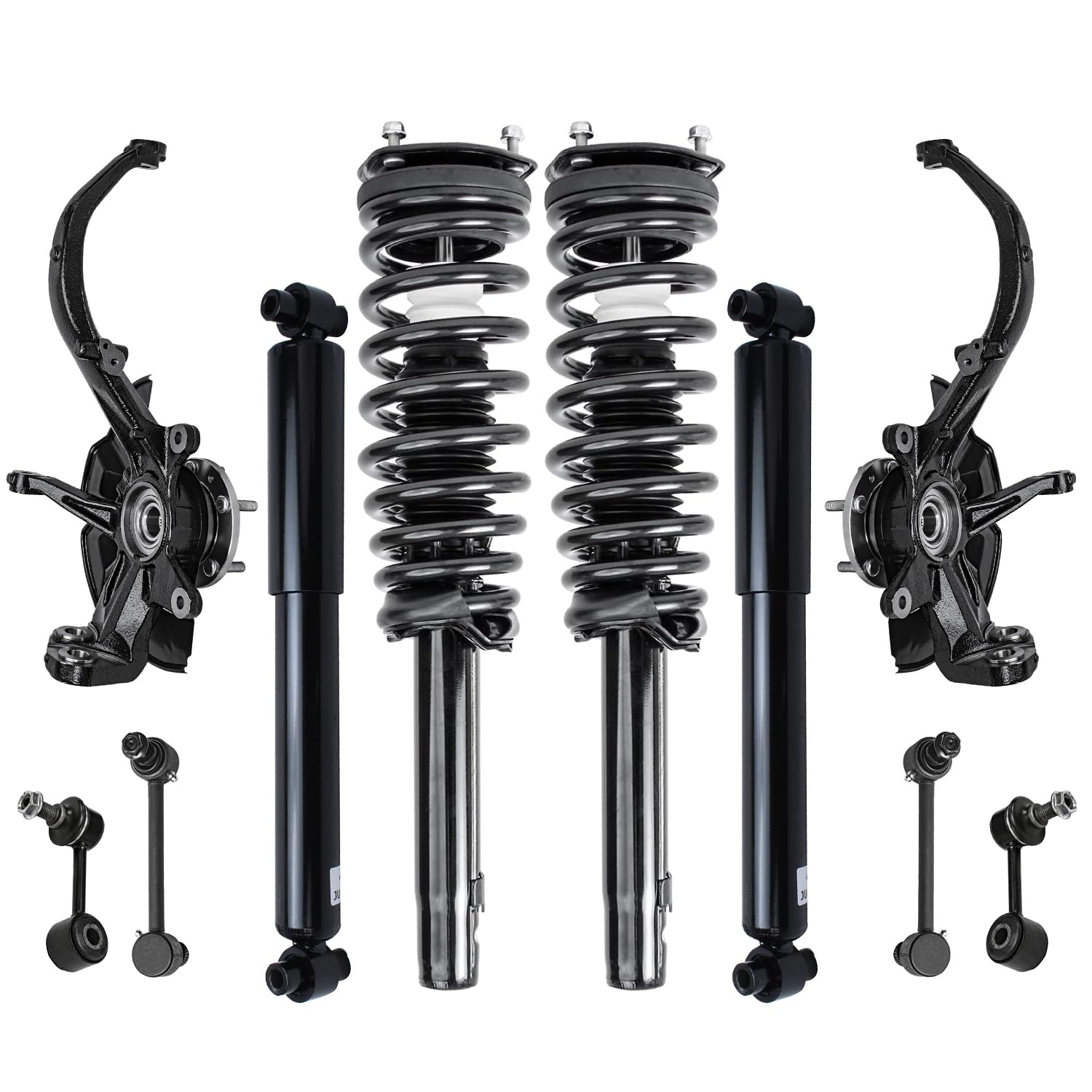 Detroit Axle - 2.5L Front 10pc Suspension Kit for 2010-2012 Ford Fusion