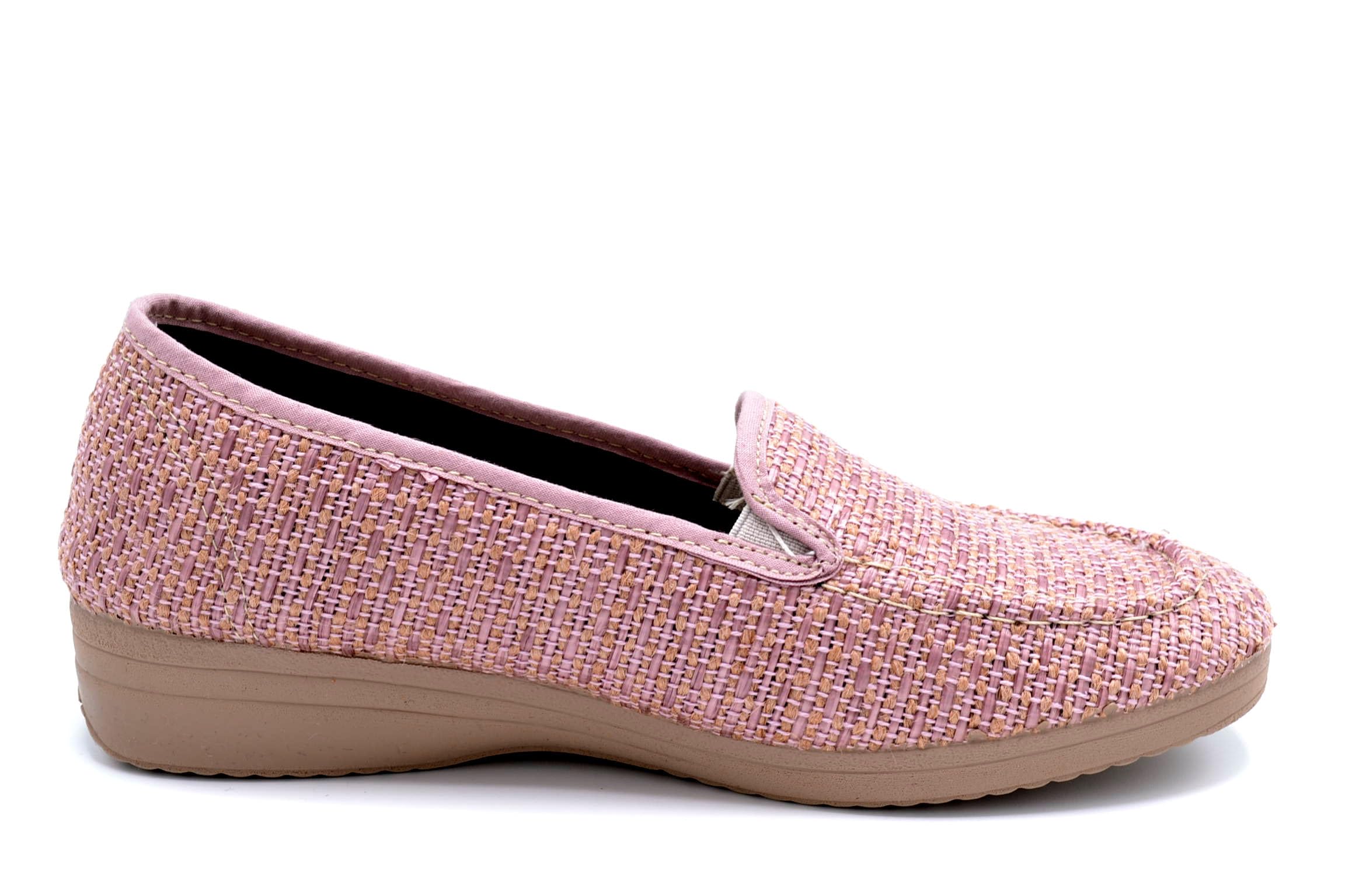 Zapatilla Mocasín de Rafia para Mujer – Cómodos, Ligeros y Elegantes con Suela de Caucho Antideslizante – Hechos en España