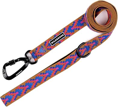 Wilderdog Ultralight Leash Series for Dogs 6 ft Long and Only 3.75 oz with swiveling, Locking Carabiner Attachment and Lightly Padded Handle with D-Ring - Sandstone