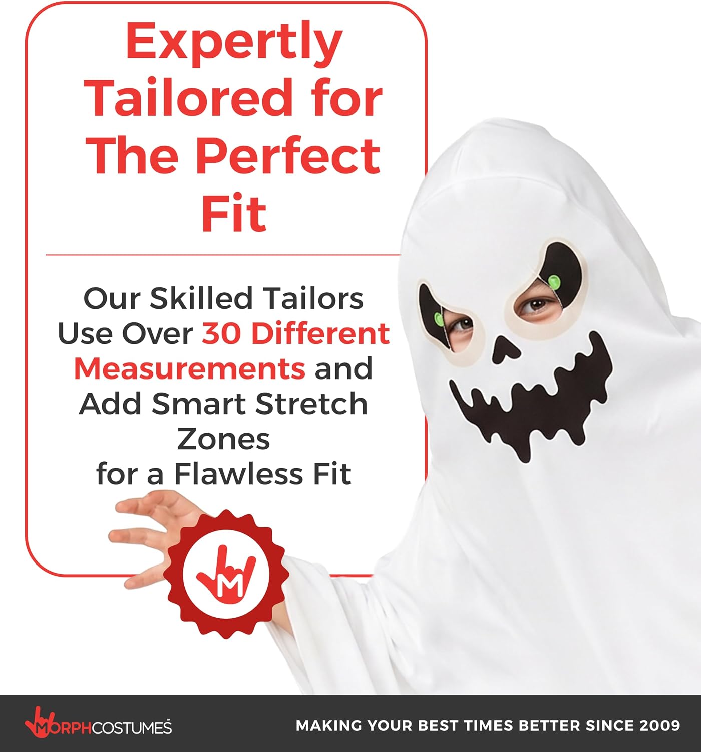 Morph Ghost Costume Kids, Kids Ghost Costume, Boys Halloween Costumes