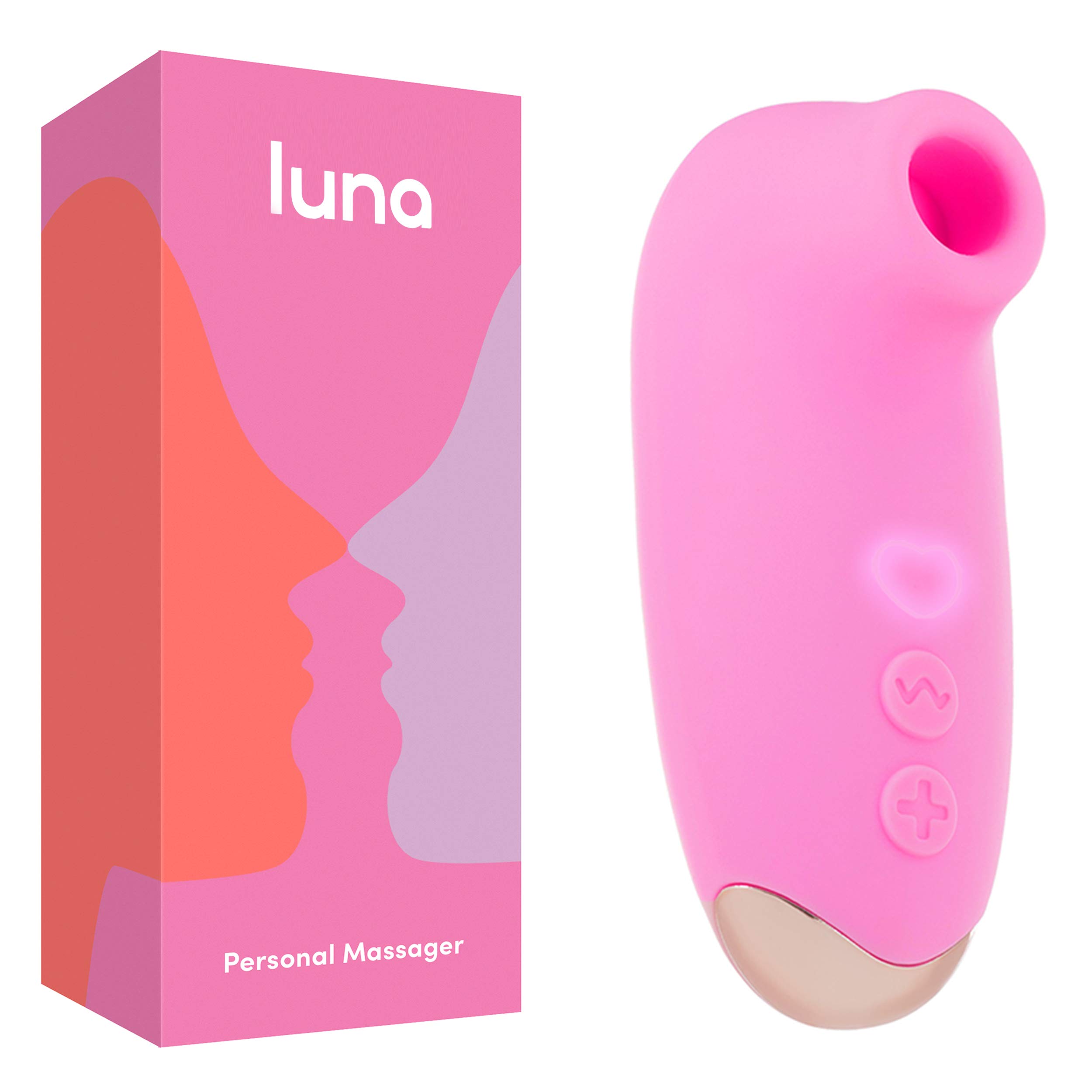 Luna Magic Wand Massager - Rechargeable Clitoral Waterproof Vibrator - 20 Patterns & 8 Intensities - Handheld, Quiet, Small, Luna Magic Wand Massager - Rechargeable Clitoral Waterproof Vibrator - 20 Patterns & 8 Intensities - Handheld, Quiet, Small,