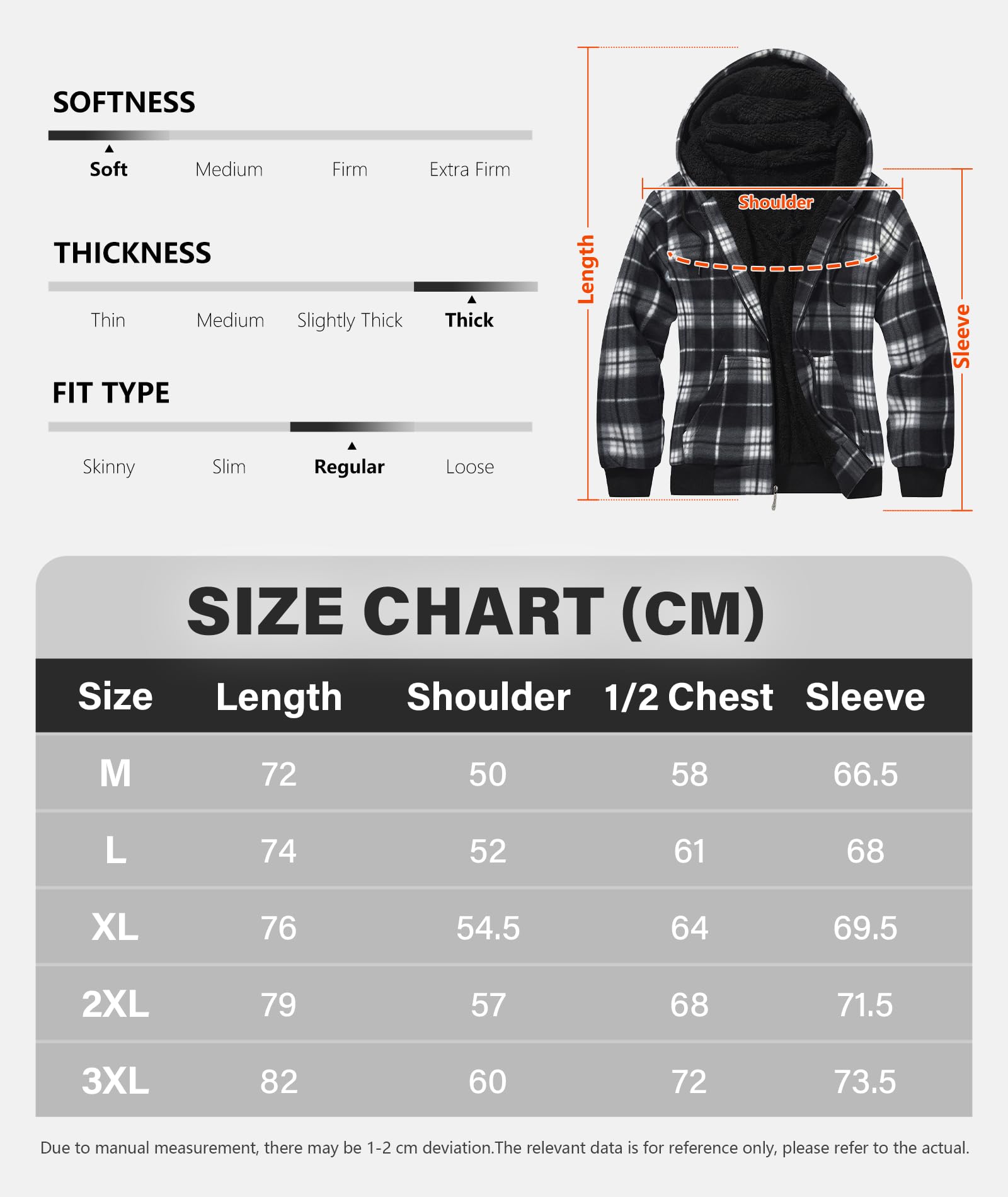 geeksport geeksport geeksport geeksport Felpa da Uomo con Cappuccio e Full Zip Fleece Hoodies for Men Sportive Inverno