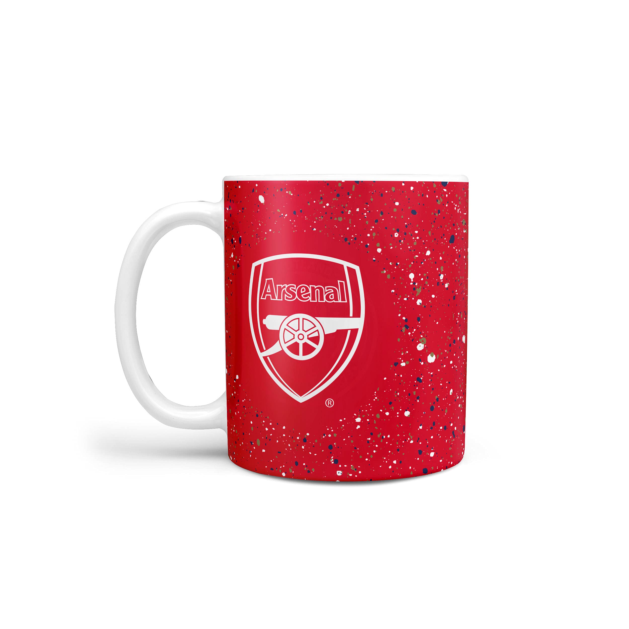 FOCO Premier League Football Arsenal Fan Paint Splatter Coffee Tea 375ml Mug