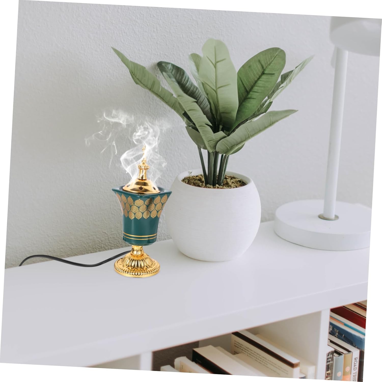 ORFOFE Retro Censer Holder Decorative Incense Burners for Living Room Kitchen Meditate Relax