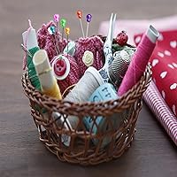 Vista 6 de 200 alfileres de costura, alfileres rectos con alfiler de cabeza perlado de calabaza, alfileres de costura largos de 2.2 pulgadas para tela