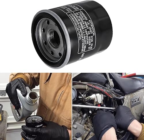 Miniatura 7 de LIYYOO 1UY-14451-00-00 Kit de bujías para filtro de aceite de filtro de aire, compatible con Yamaha Grizzly 660 YFM660 4x4 2002-2008 YFM660 Filtro