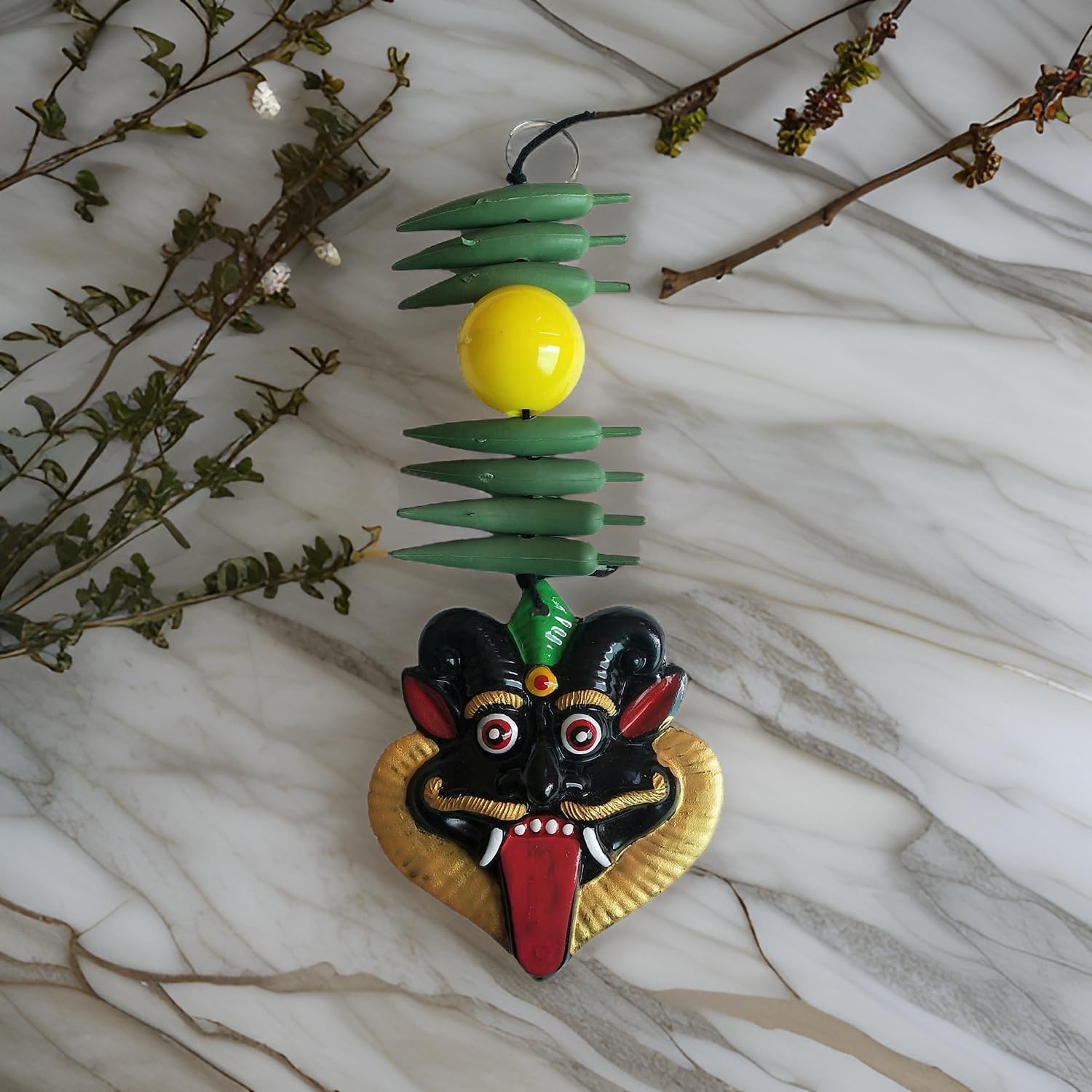 Salvus APP SOLUTIONS Plastic Nimbu Mirchi Wall Hanging Nazar Battu-Evil Eye Protector-Nazar Suraksha Kawach for Home, Office & Shop (Black_4x9.5 Inch) (B09GB83SRS) Amazon Price History, Amazon Price Tracker