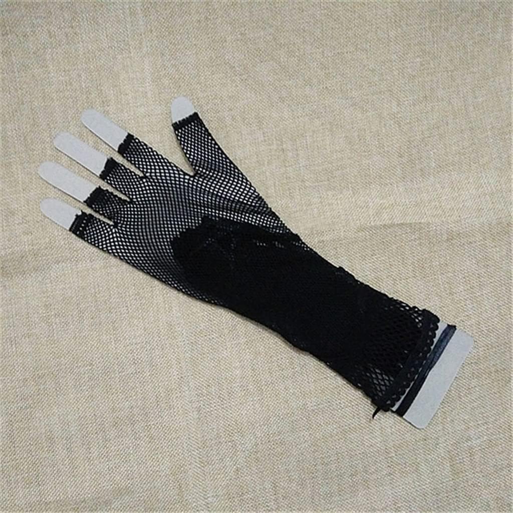 Feminine Long Mesh Fishing Finger Gloves Wedding Gloves Evening Dress Party Gloves