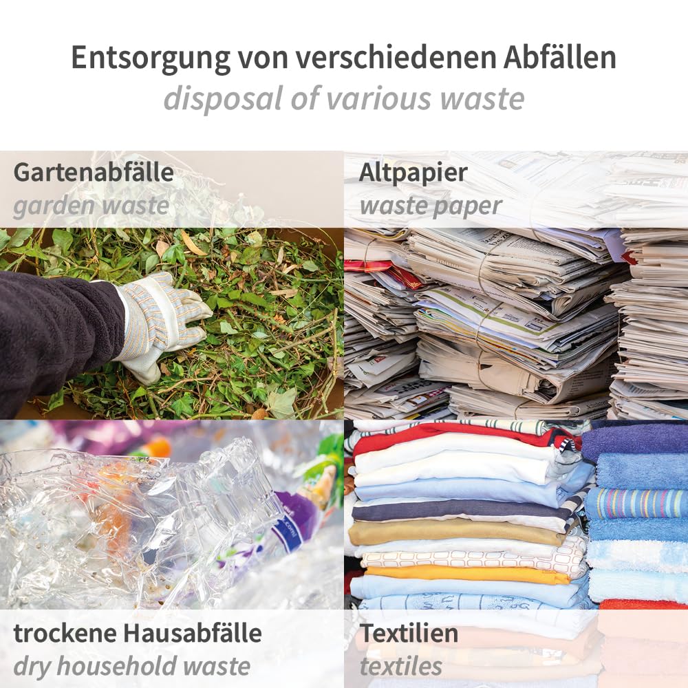 100 Stück Franz Mensch NATUREStar Bio Papiermüllsäcke, 80 L, 2-lagig, mit Aufdruck "Altpapier", 550 x 850 x 200 mm, Papiersäcke für Altpapier, Biomüllsäcke