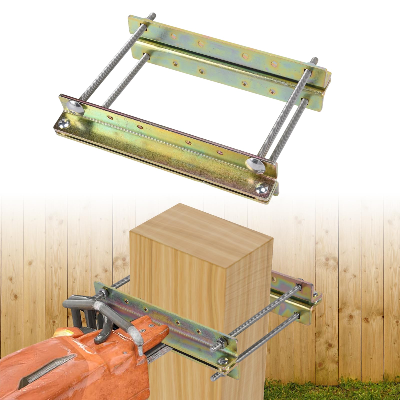 Reciprocating Saw Guide, Reciprocating Saw Blade Guide for Cutting 4x4 Fence and Deck Posts