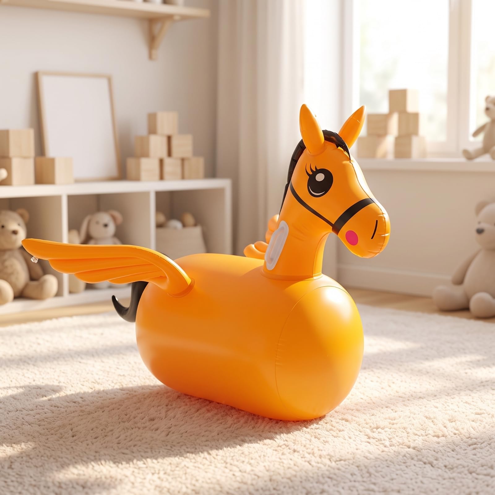 Amagogo Ballon Gonflable à Chevaucher | Pr t, Animal Sauteur Gonflable, Robuste, J, Intérieur