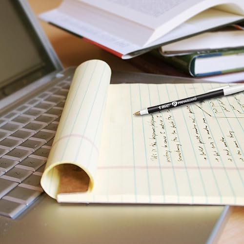 Miniatura 4 de BIC PrevaGuard - Bolígrafo redondo con protección integrada para suprimir el crecimiento de bacterias, punta media (0.039 pulgadas), negro, 12