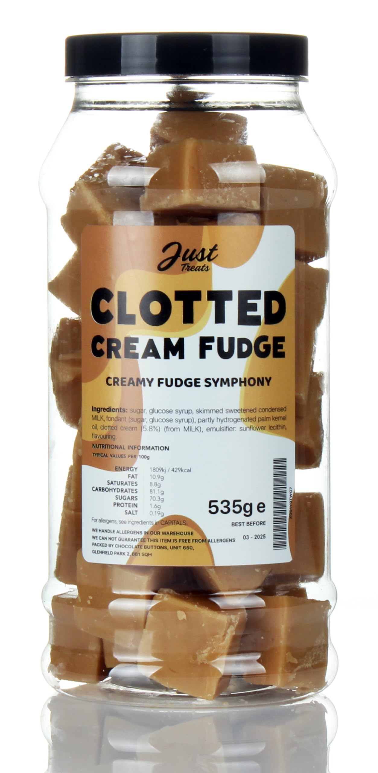 Clotted Cream Fudge - 520g - Original Clotted Cream Fudge In A Gift Jar - View #7