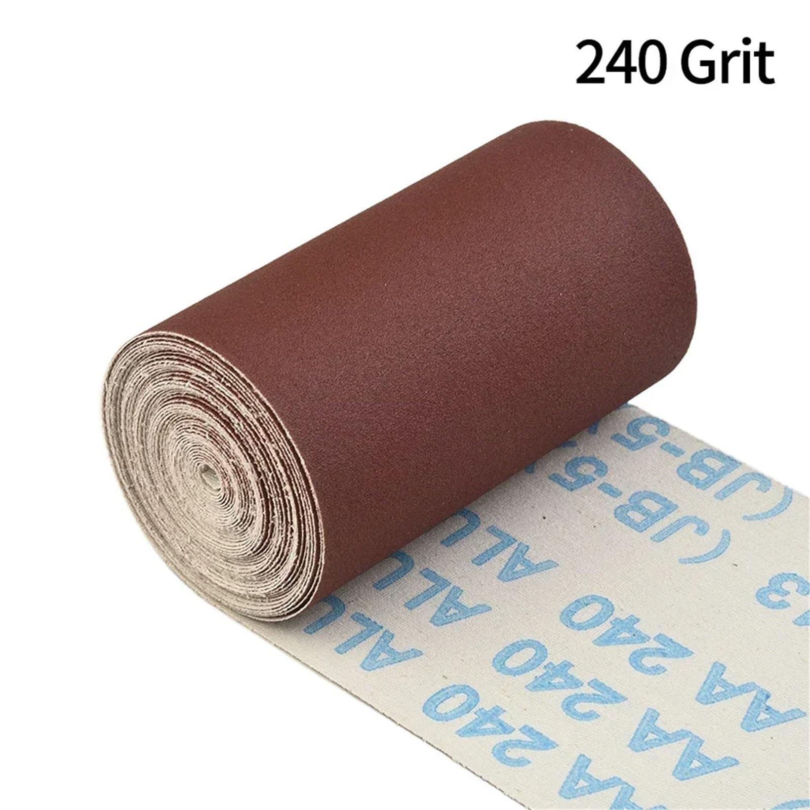 Rotolo di carta vetrata da 10 m 80 120 180 240 320 600 Carta a grana Tela smeriglio Levigatura ad acqua/a secco Strumenti abrasivi(80 Grit)