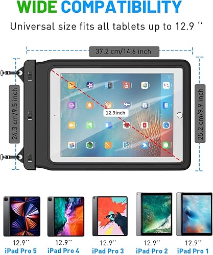 Miniatura 5 de Funda universal impermeable para iPad, bolsa seca AICase para iPad Pro 12.9 de 543 generación iPad Pro 1110.59.7, iPad Pro 9.7, iPad Air 4Air 3Air