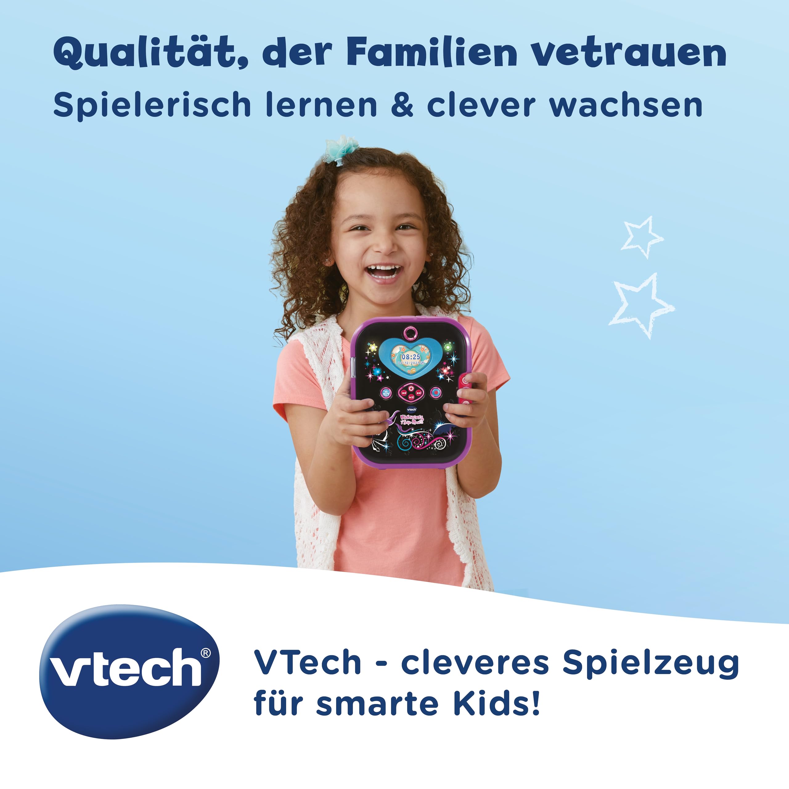 VTech Kidisecrets Selfie Music 2.0 Kindertagebuch mit 2 Kameras