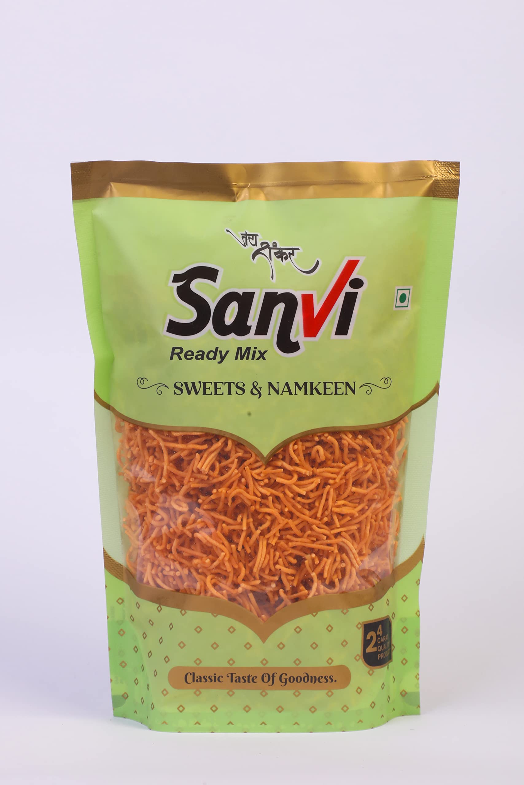 Sanvi's Lasun Shev | Crispy and Crunchy | Namkeen | Snacks 200g