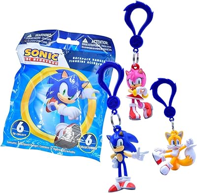 Just Toys LLC Sonic the Hedgehog Backpack Hangers - Series 3