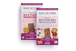 Ready Set Food Organic Oat & Fruit Bars – Organic Toddler Snacks...