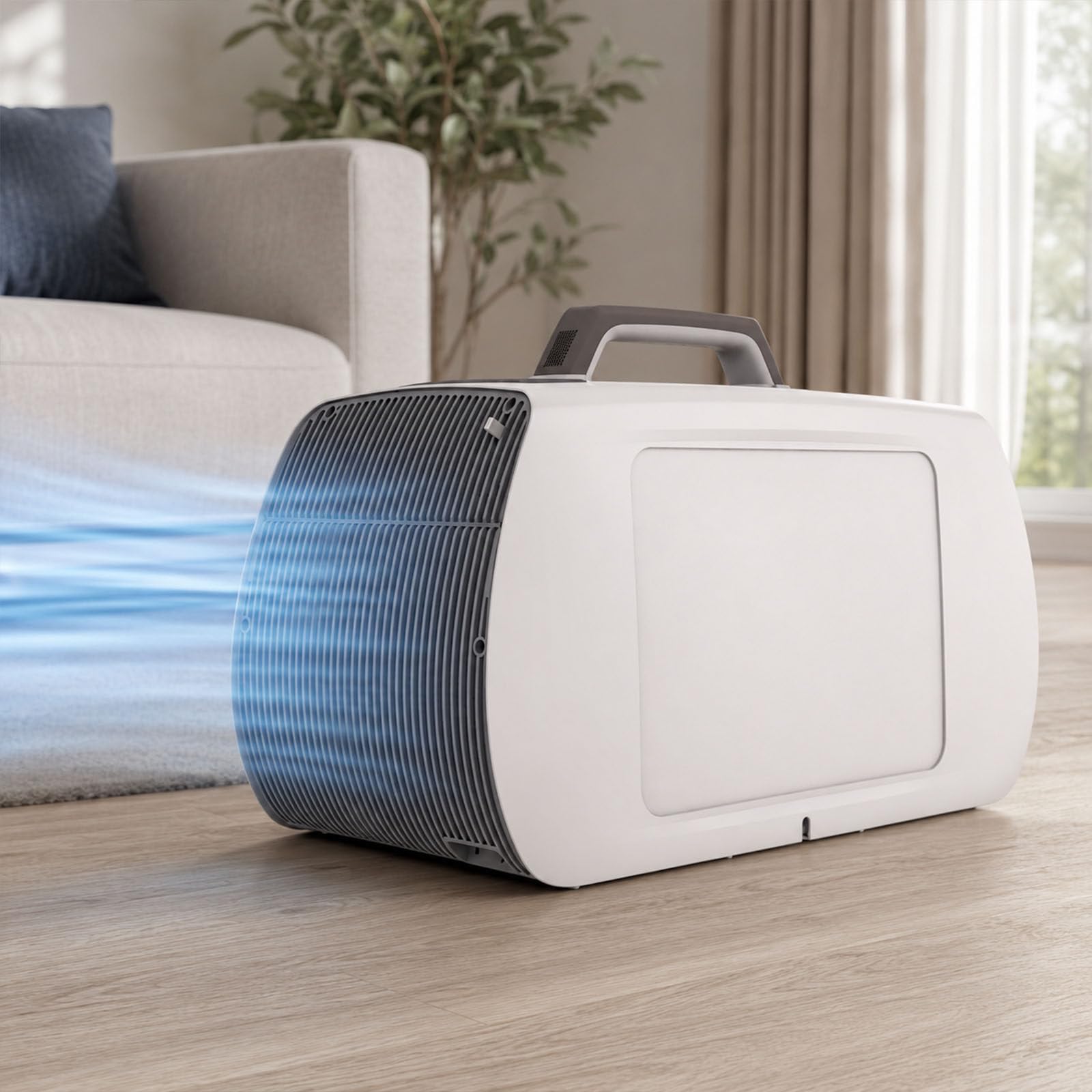 Condizionatore d'Aria Portatile,Climatizzatore Mobile Caldo/Freddo Indoor5500Btu