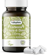 Lifeplan Smooth Elm Bark | Food Supplement Useful for Mucosal Trofirm | Intimate Dryness | Gastritis | Dry Mouth | Vegan Product (50 Capsules, 1 Month Stock)