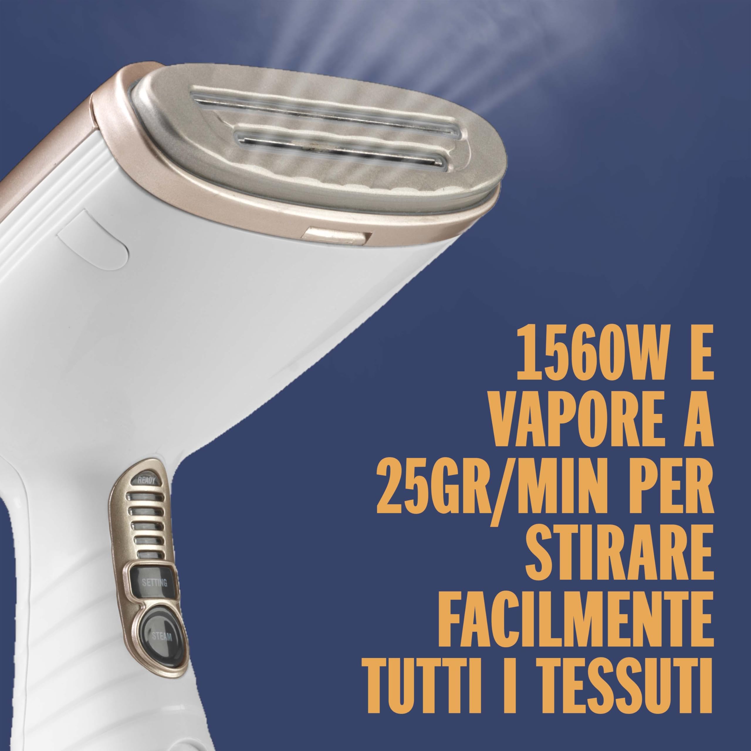 Conair GS59XE Stiratore verticale Turbo, steamer verticale, vapore 25g/min, serbatoio 230ml, 5 impostazioni, cavo 2.5m