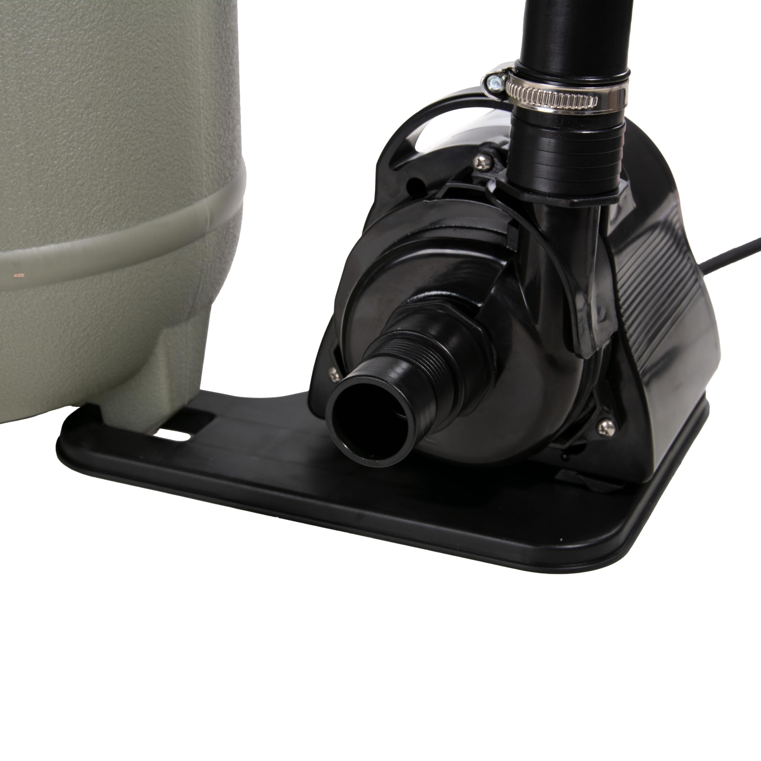 AquaForte Aqualoon EZ Clean 200 Filterset inklusive Pumpe ohne Vorfilter und Filtertankhöhe 340 mm, 100 Watt, Max. Durchfluss 3 m3 pro Stunde, Max. Beckengröße 19m3