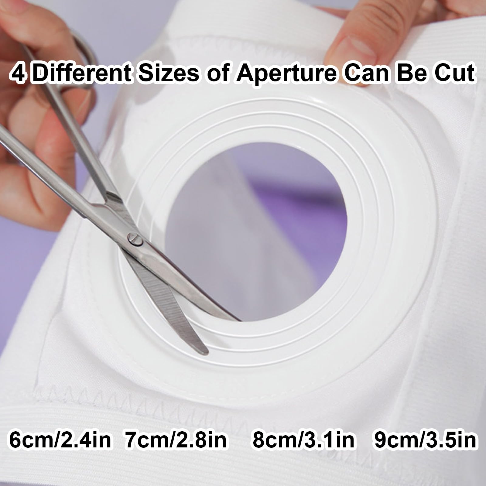 Stoma Bandage für Männer und Frauen, Verstellbarer Stoma Gürtel, Bequeme und Diskrete Stomagürtel für Kolostomie, Ileostomie und Urostomie(X-Large)
