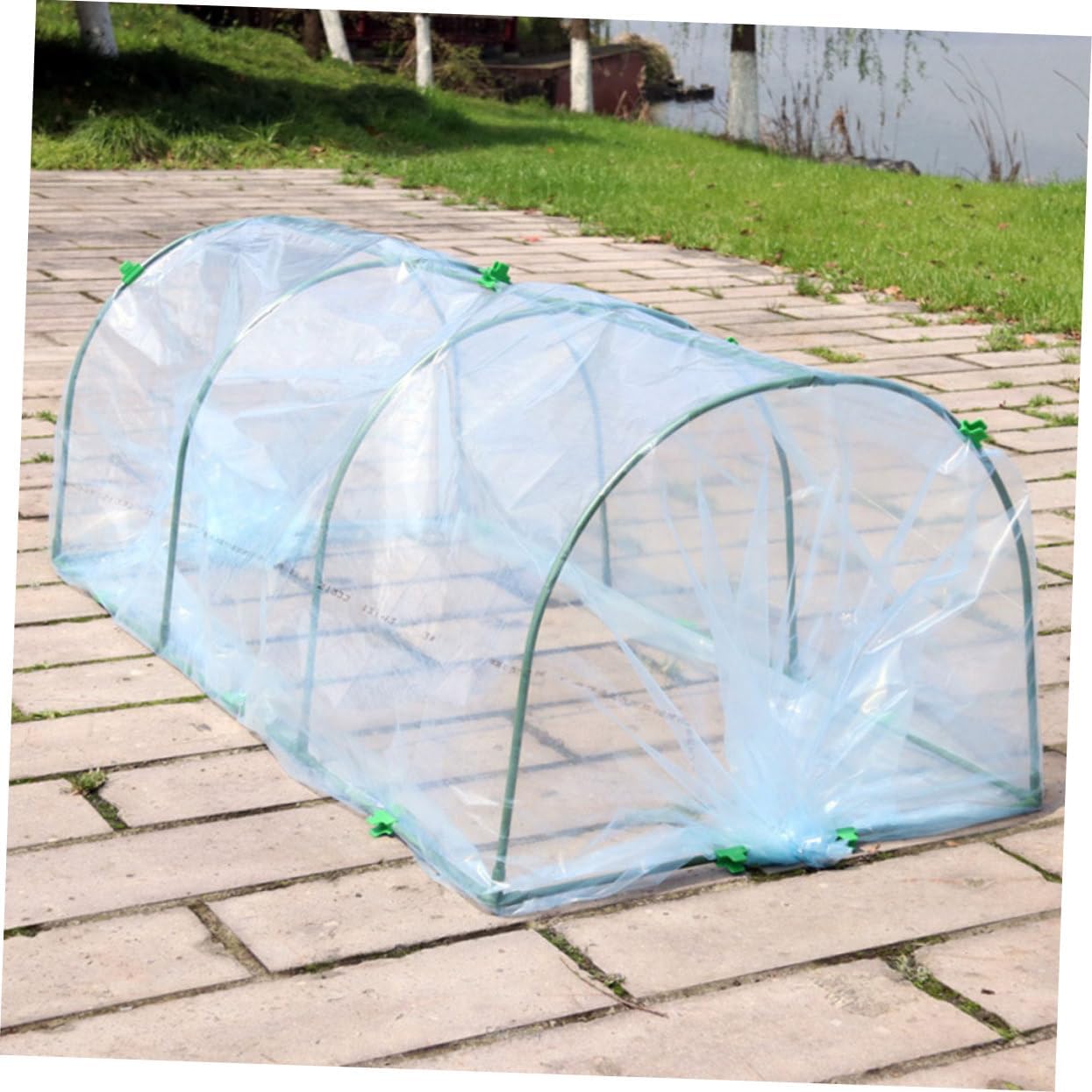 Terrace Garden Greenhouse Waterproof Snowproof Plant Shelter Bracket Plastic Plant Covers for Flowers