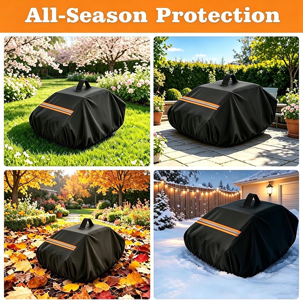 Abri Robot Tondeuse pour Sunseeker X7, Protection UV Coupe-Vent Imperméable Housse pour Tondeuse Robotisée