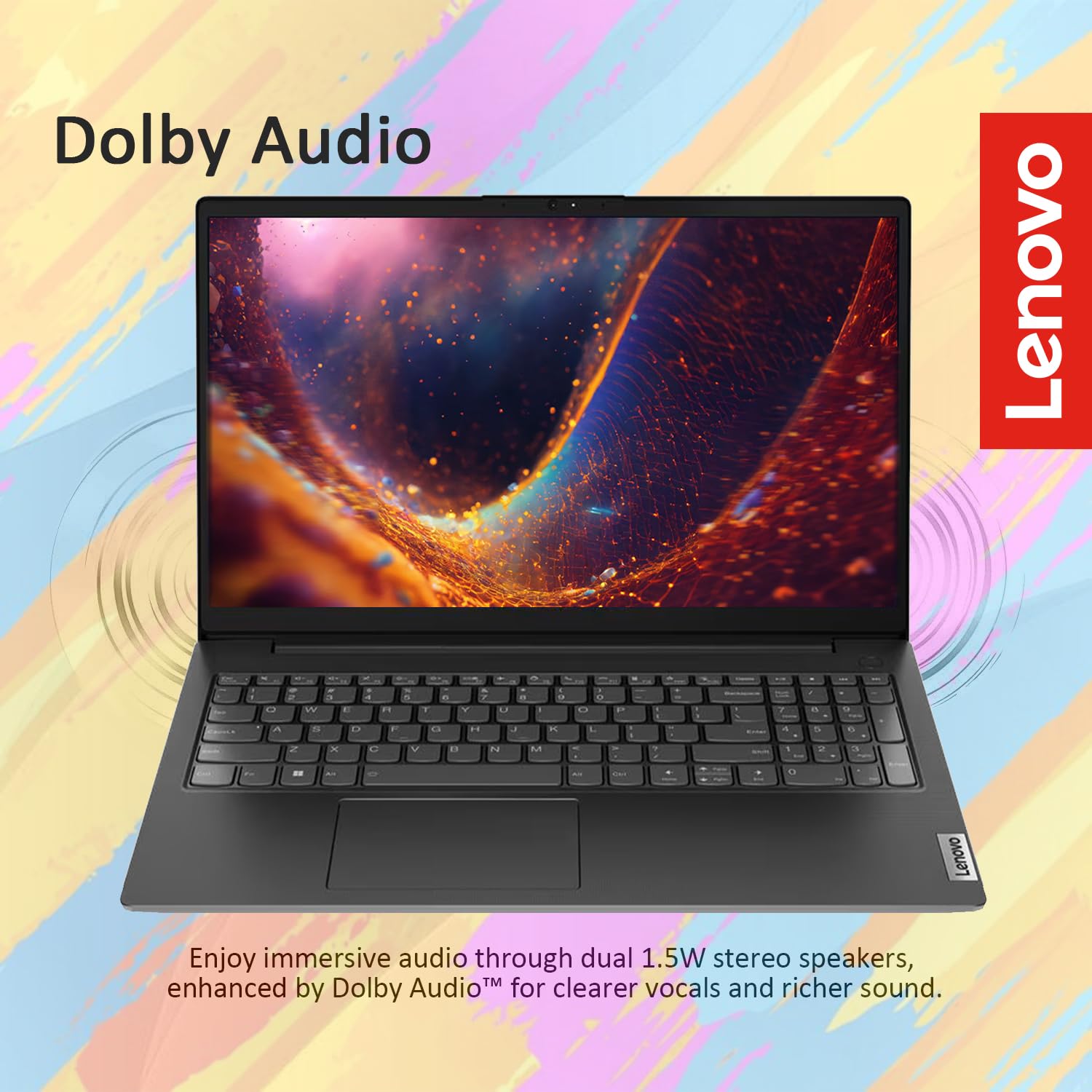 Lenovo V15 Business Laptop 2026 Edition, AMD Ryzen 3 7000-Series(Beat i7-1065G7), 15.6" FHD Display, 16GB DDR5 RAM, 256GB NVMe SSD, Wi-Fi 6, RJ-45, Dolby Audio, Windows 11 Pro, WOWPC USB, no Mouse