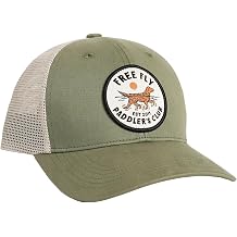 Free Fly Youth Paddlers Club Trucker Hat - 6-Panel Design with Medium Crown, Mesh Back, Adjustable Snapback for Outdoor Wear