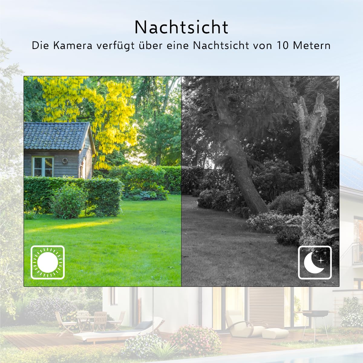 ELRO CO7000 WiFi IP kamera bezpieczeństwa Full HD 1080p, do użytku na zewnątrz, wykrywanie ruchu, widoczność w nocy, wodoszczelność IP66