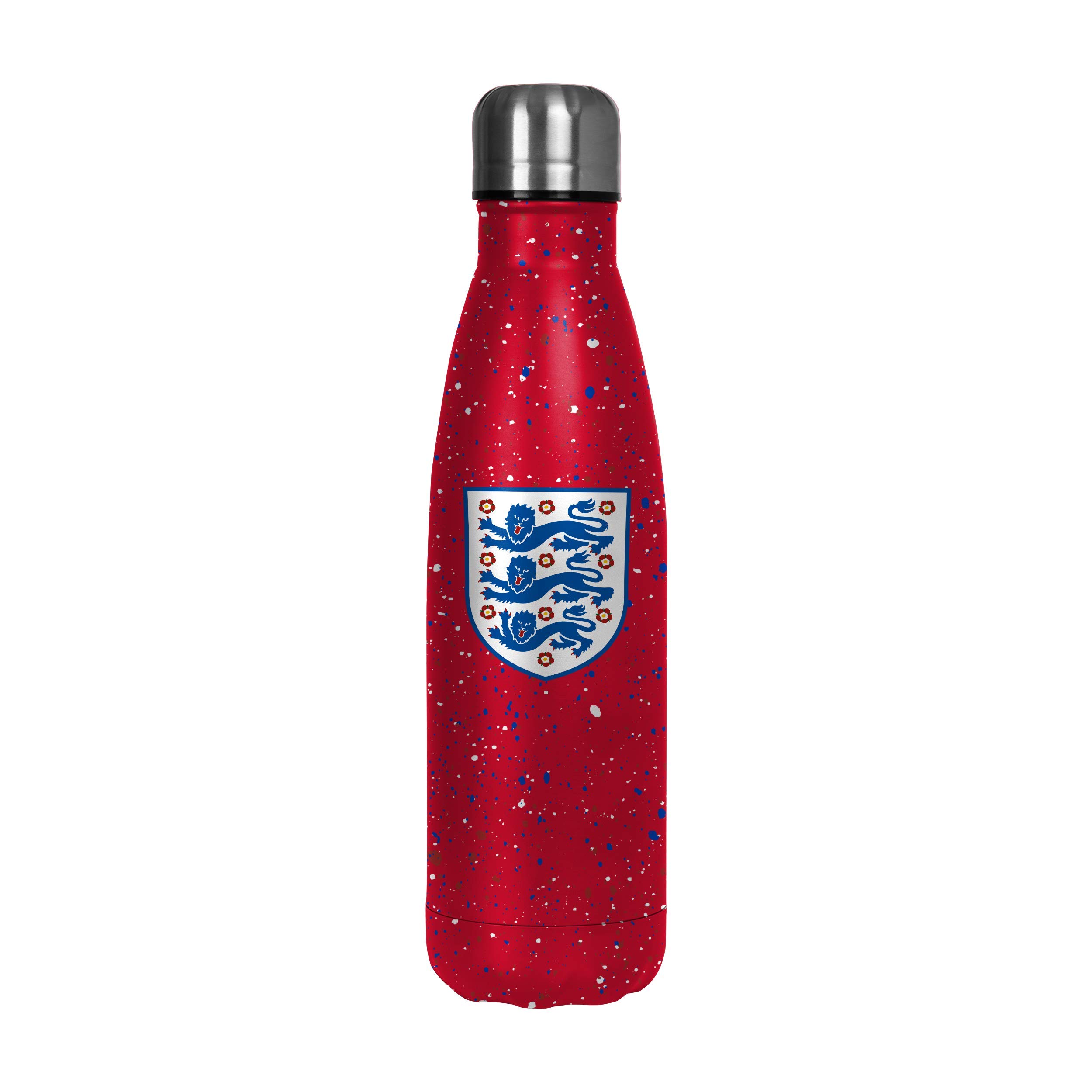 FOCO Offically Licenced England Fan Thermal Paint Splatter Insulated 500ml Bottle