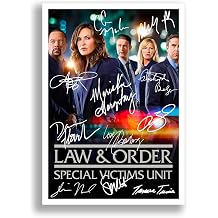 Law & Order Special Victims Unit Cast Signed Autograph A4 Poster Photo Print TV Show Series Season Framed DVD Boxset Memorabilia Gift A4 POSTER ONLY