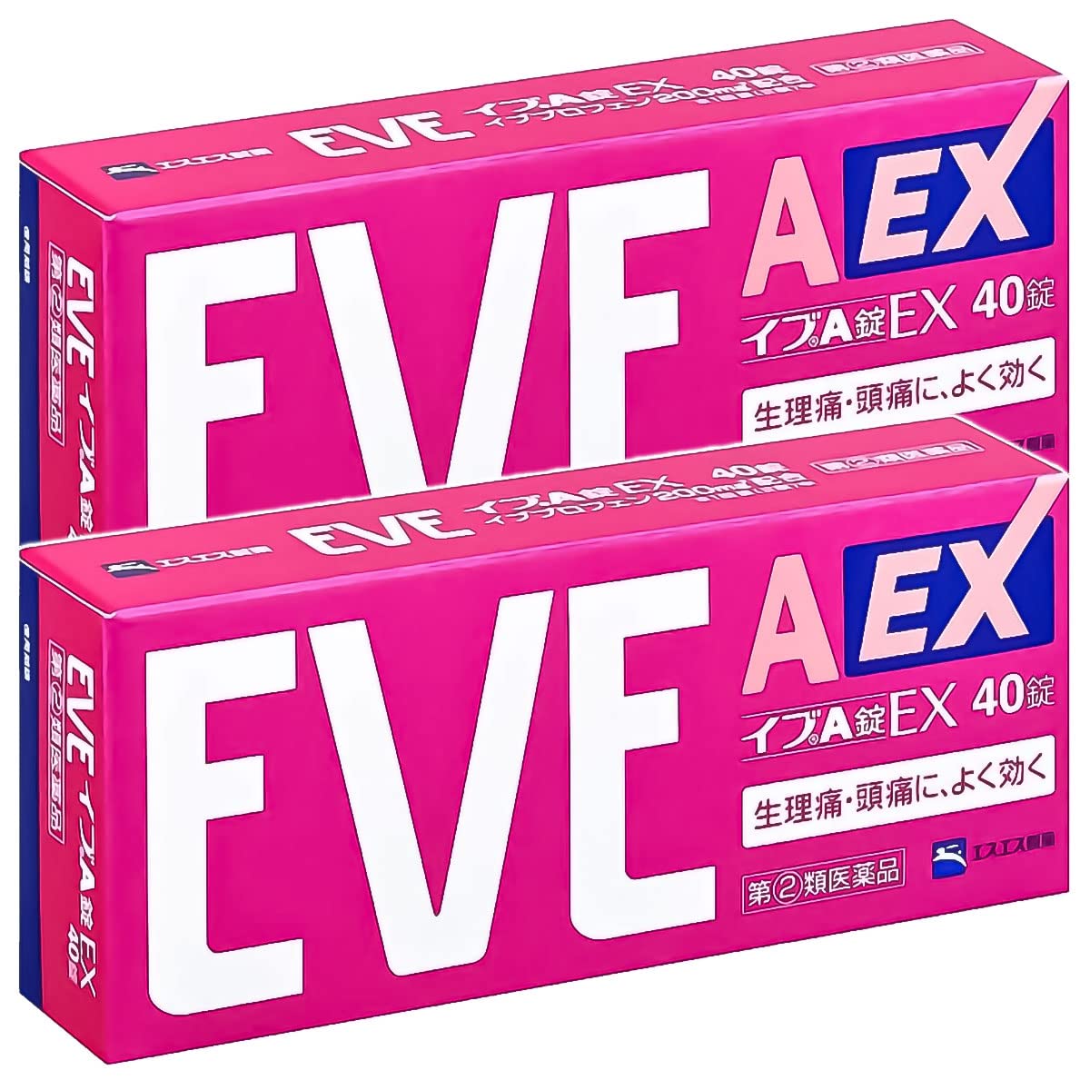 Amazon | 【指定第2類医薬品】イブA錠EX 40錠 ×2 | エスエス製薬