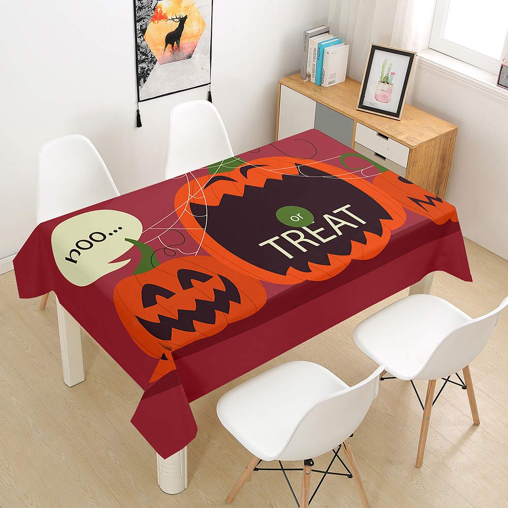 Tovaglia Halloween Insanguinata - Decorazione Horror Per Feste, 130x260 Cm, Lavabile, Impermeabile - Per Tavoli E Pareti