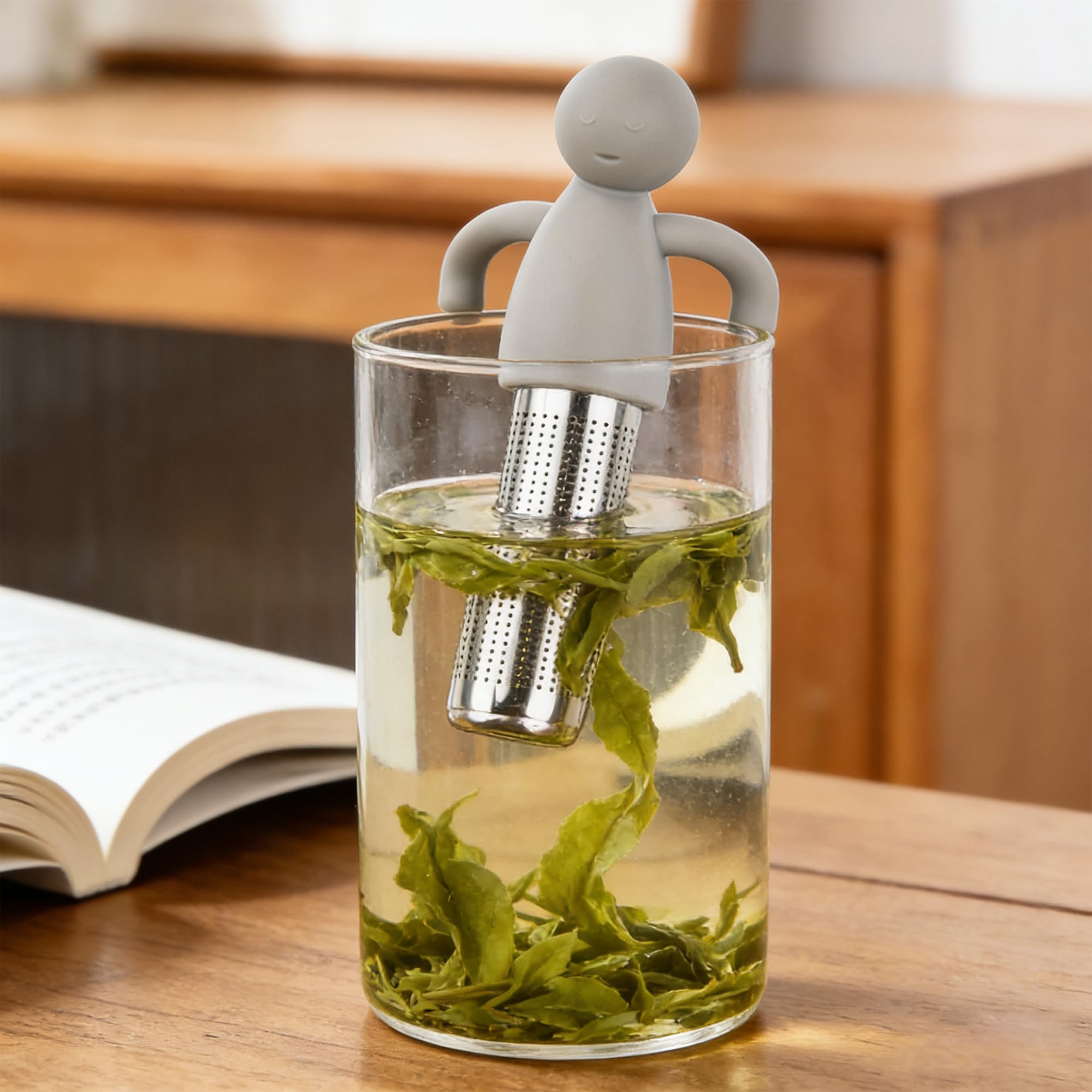 4 coladores de té para hojas sueltas té negro verde hierbas